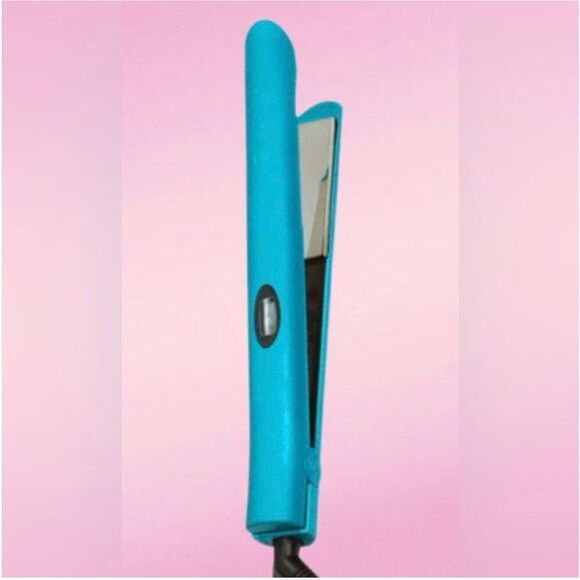 Miel Beauty Teal Straight Hair Curler Flat Iron New In Box - Picture 1 of 2